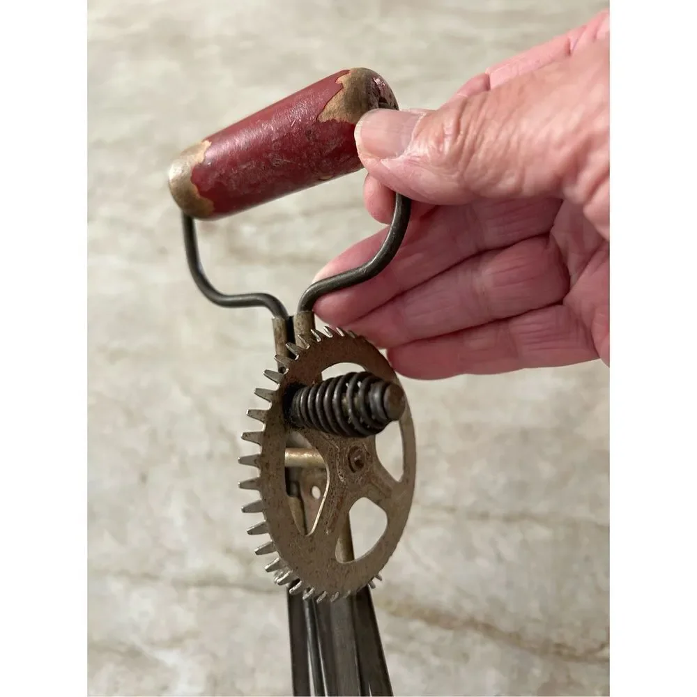 Antique Metal & Wood Beater